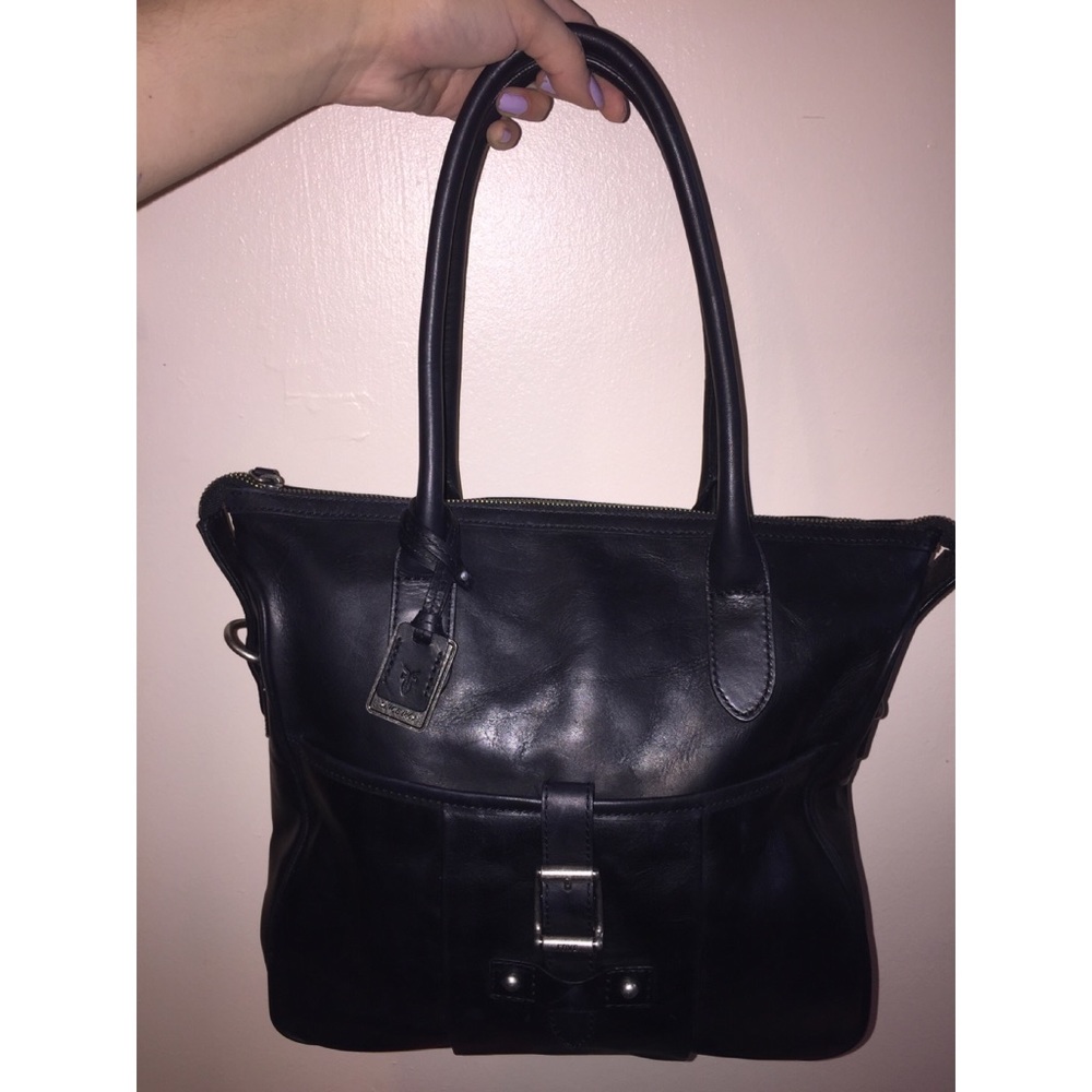 AUTHENTIC FRYE LEATHER TOTE BAG